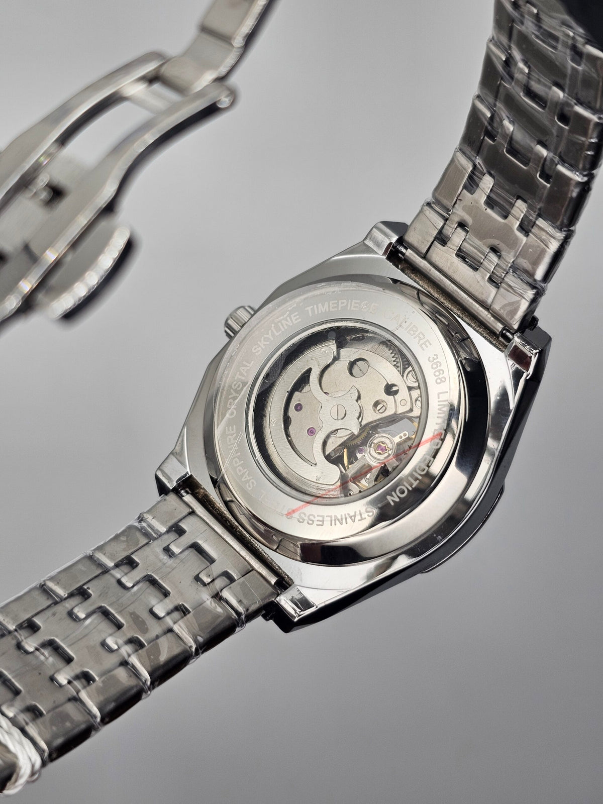 Titan Edge Mechanical Automatic – Skeleton Back 1