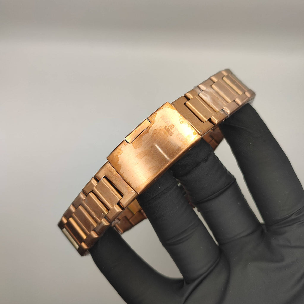 M-L LUXURY MACHENICAL WATCH WITH SKELETON BACK (ROSEGOLD)