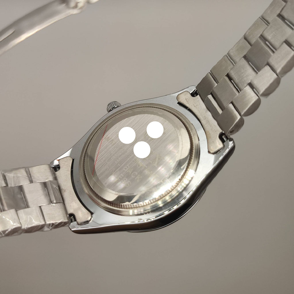 Premium Steel Watch – Blue Dial, Stainless Steel Strap