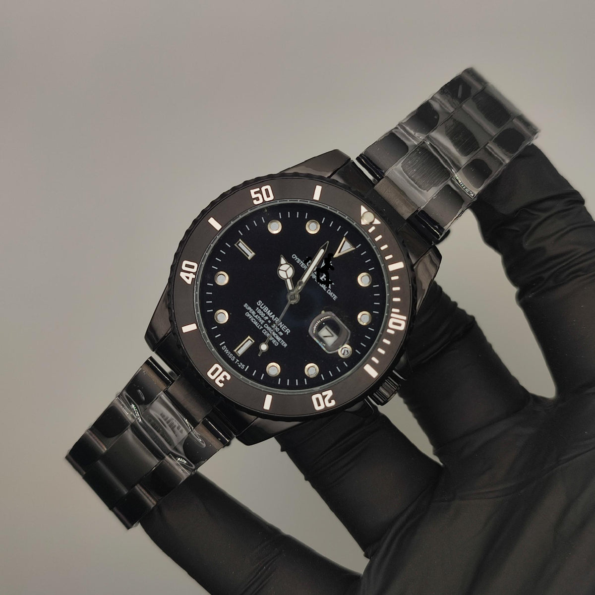 Premium Full Black Watch – Stainless Steel Strap, Most Demanding Article