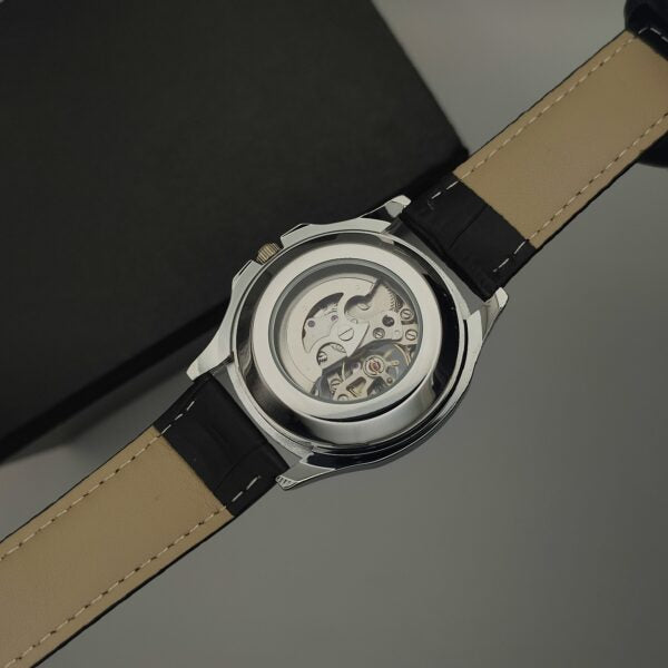 Martyn Line Automatic Mechanical Watch – Men's Leather Strap Watch (Variant 2)