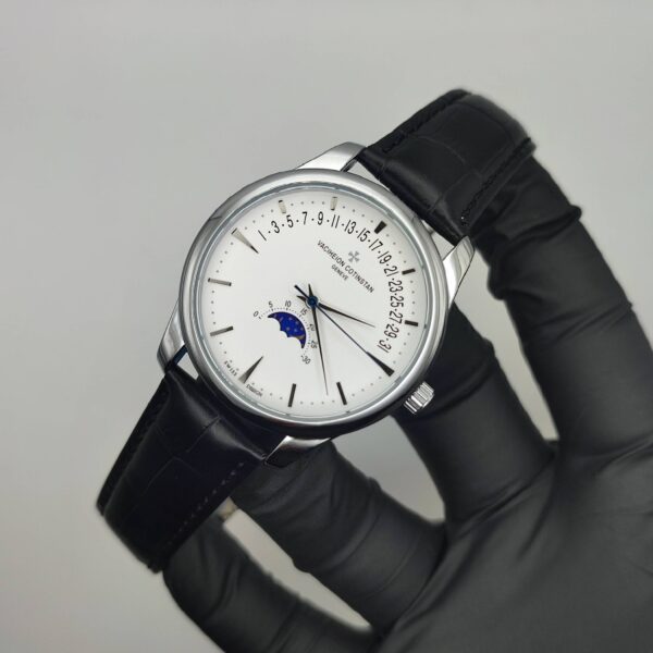Classic Moonphase Men's Watch — Silver Edition
