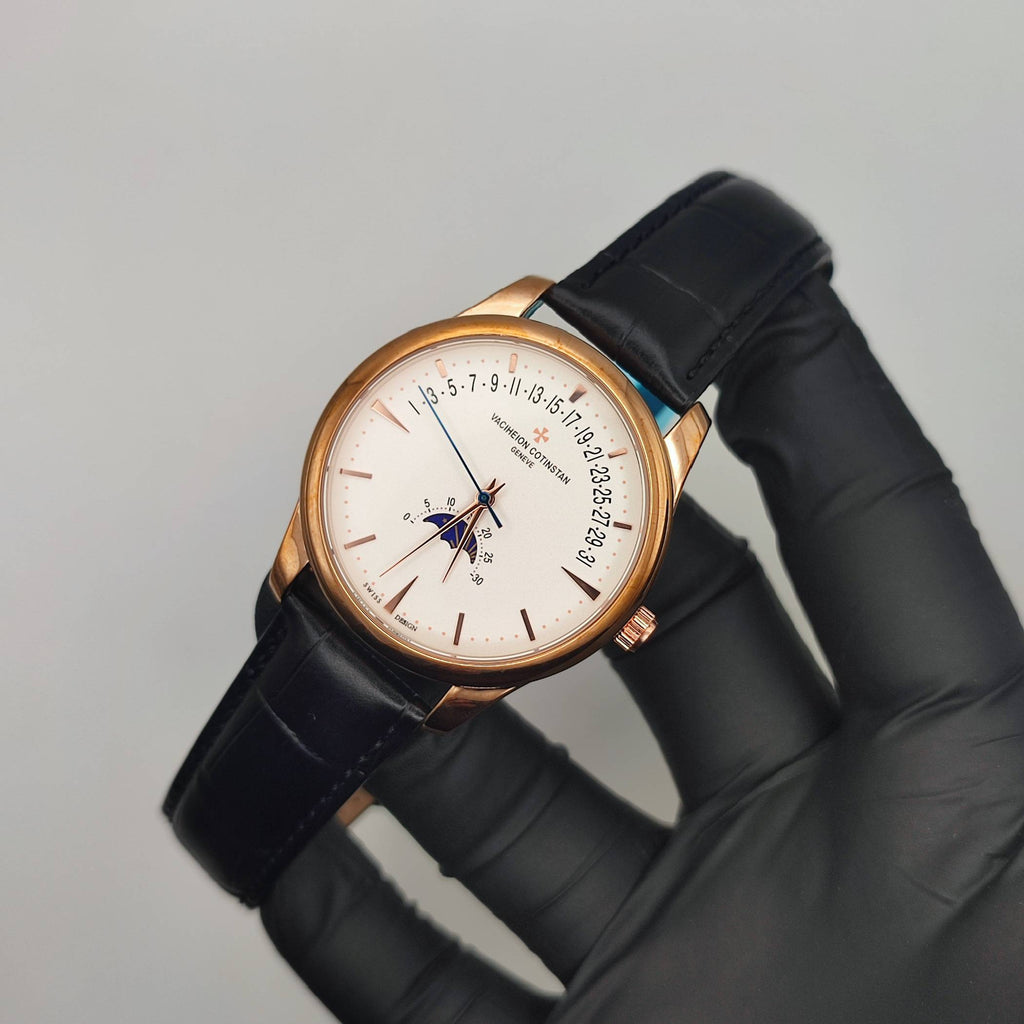 Classic Moonphase Men's Watch — Rose Gold Edition