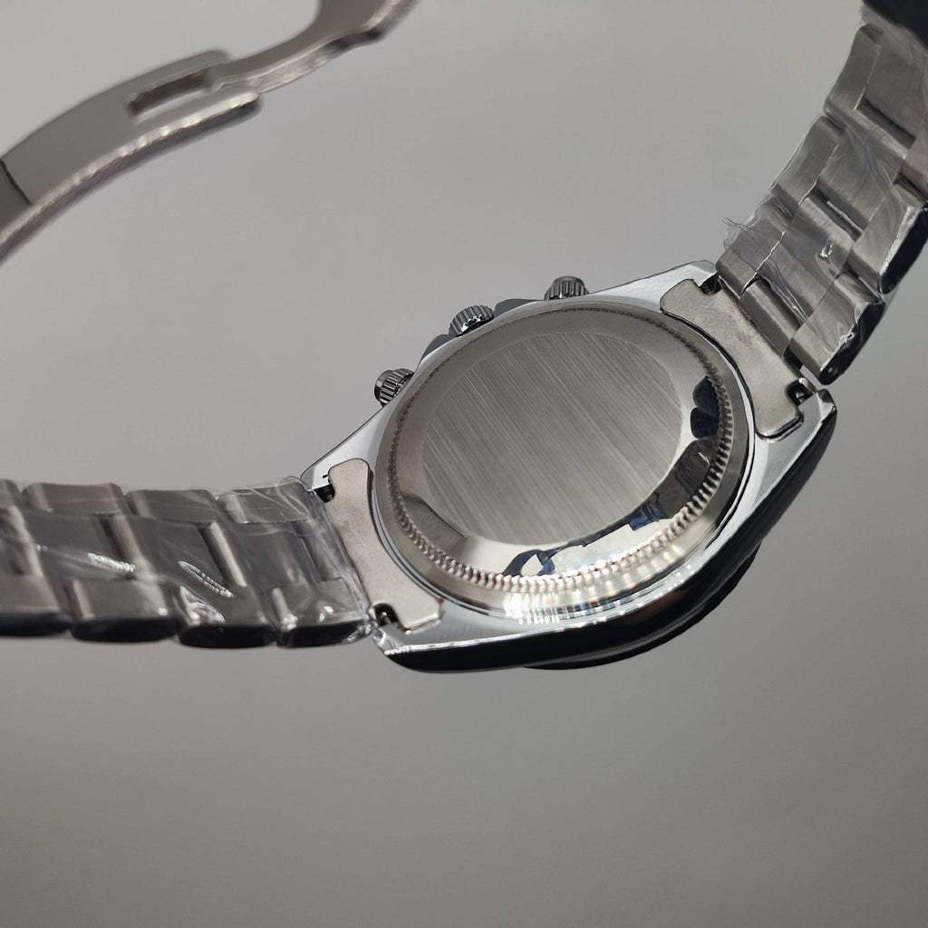 Premium High-Quality Chain Watch – Silver, Chronograph Style