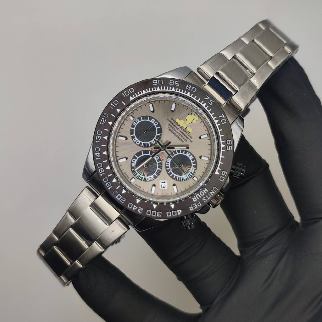 Premium High-Quality Watch – Grey, Chronograph Style