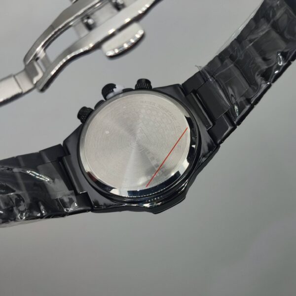 Men's Chronograph Watch – Black & Blue Business Casual Quartz Wristwatch with Date Display
